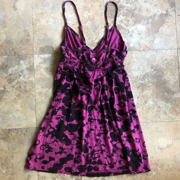Billabong Dresses & Skirts - Billabong Fuschia and Black Sun Dress
